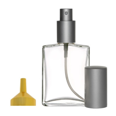 Perfume Cologne Atomizer Empty Glass Bottle Matte Sprayer 60ml 2 oz w/funnel