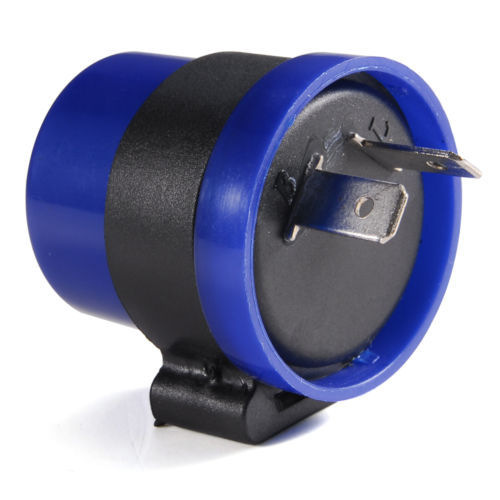 Motorcycle Indicator Relay Flasher 10V 12V 2Pin Beeper Universal Turn Signal Led