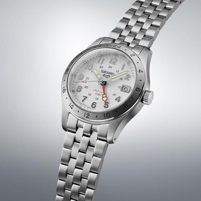 Pre-owned Seiko 5 Sports Field Sports Gmt Sbsc009 Automatic Men's Watch Limited Fast