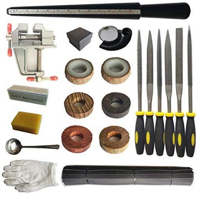DEUXPER Sandalwood Ring Craft Kit - DIY Make Your Own Jewelry Ring - Craft Proje