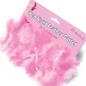 Pink Bridal Garters
