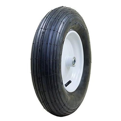 80/4.00-8" pneumatic (air-filled) tire with ribbed