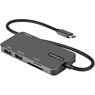 StarTech.com USB C Multiport Adapter, USB-C to 4K HDMI, 100W PD Pass-through,