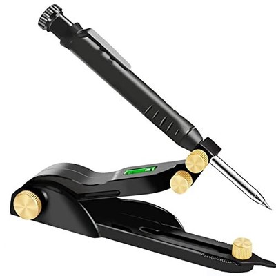 Multi-function Scribing Tool for Construction, Aluminum Alloy Carpenter Pencil