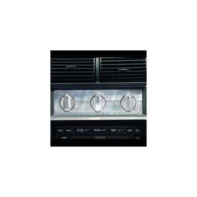 4PC Mustang AC Faceplate Billet AC Knob Billet Show Quality Satin Finish 90-04