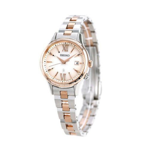 Pre-owned Seiko Lukia Ssvv036 Solar Elegant Ladies Titanium Watch 100% Genuine Japan .jp