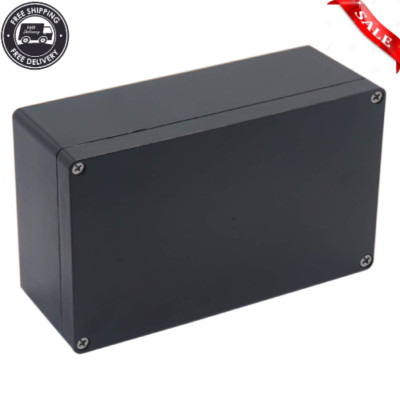 Project Box IP65 Waterproof Junction Box ABS Plastic Black Electrical Boxes DIY