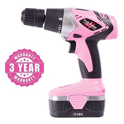 Drill Set For Women 18v Pink Cordless Drill Driver Tool Kit For Women Electric D