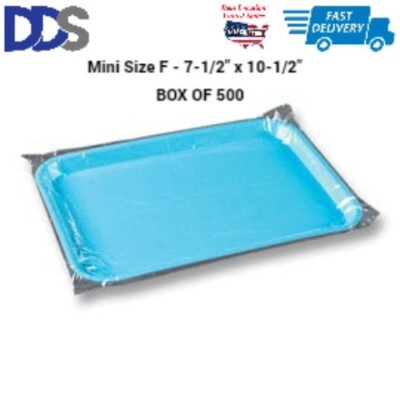 Plasdent plastic Tray Sleeves, Mini Size F - 7-1/2'' x 10-1/2'' BOX OF 500 (NEW)