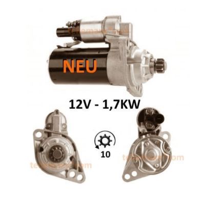 Starter for VW Caddy III 2.0SDi 51KW 70 HP 0AH911023B 0001123020 0001123021