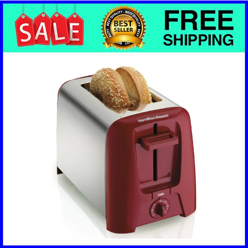 Hamilton Beach Toaster 2 Slice Red Toasteri