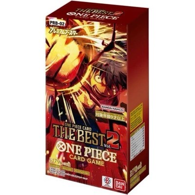 One Piece  PRB-02 The Best JAP New Sealed Booster Box Japanese