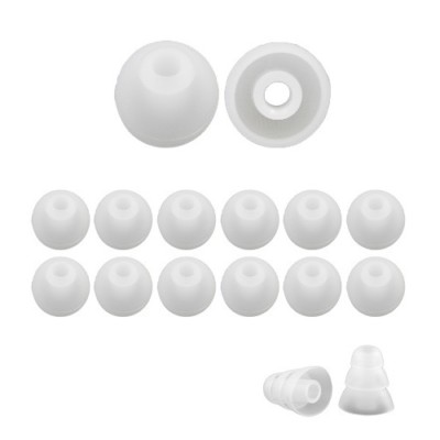 Silicone ear tips for AKG & Samsung 8; replacement earbud tips for Samsung 8