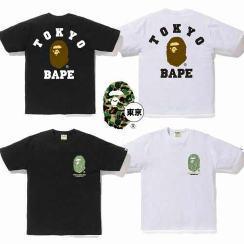 【A BATHING APE】2色展開 3JAPAN BY BATHING APE TEE UNISEX JAPAN APE HEAD TEE JAPAN COLLEGE CITY TEE 2025年3月8日(土