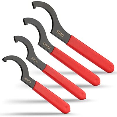 Spanner Wrench Set 4pcs Coilover Wrench C-Shape Shock Spanner Wrench Hook for