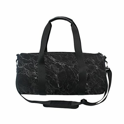 ALAZA Stylish Marble Look Sports Gym Duffel Bag Travel Lugga