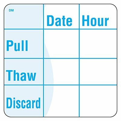 DayMark Thermostrip Dishwasher Sanitization Temp Labels 160 Degree F Pack of 24