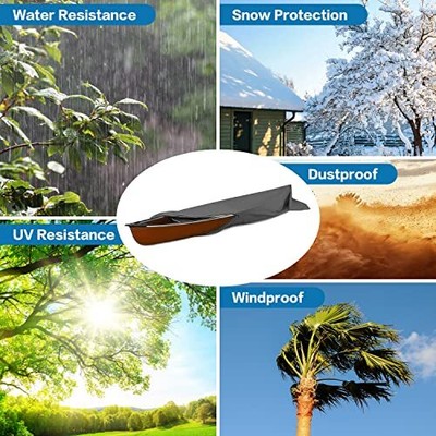 VINPATIO 600D Kayak Cover 10 ft Canoe Cover Paddle Board Cover Kayak Covers f...