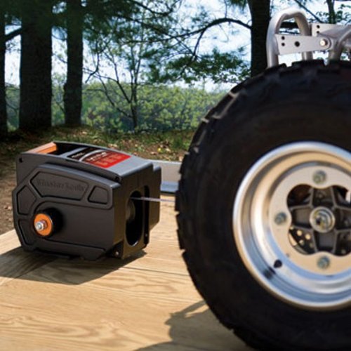 Winch Electric Power Boat Trailer Portable Remote Hand Crank Cable ATV Hitch
