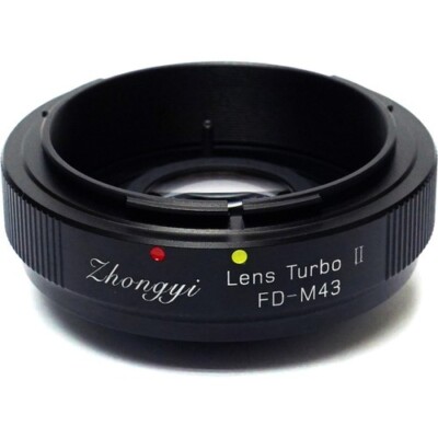 Zhongyi Lens turbo II adapter Reduce Focus Canon FD lens to M4/3 MFT BMPCC OM-D