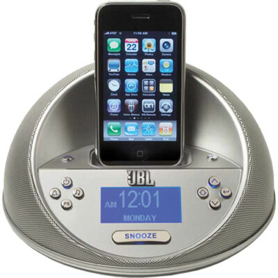 JBL On Time Micro OT-MICROAL  iPod 30-PIN Apple Dock Speaker AM/FM Aluminum NEW!