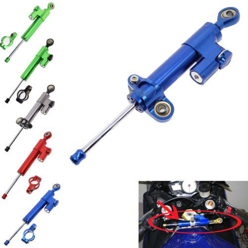 CNC Universal Steering Damper Stabilizer Safety Kit for Motorcycle Dirt Bike USA