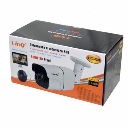 TeleCamera Di Sicurezza per DVR AHD Visione notturna 3.6mm 400W Linq Ahd-4009