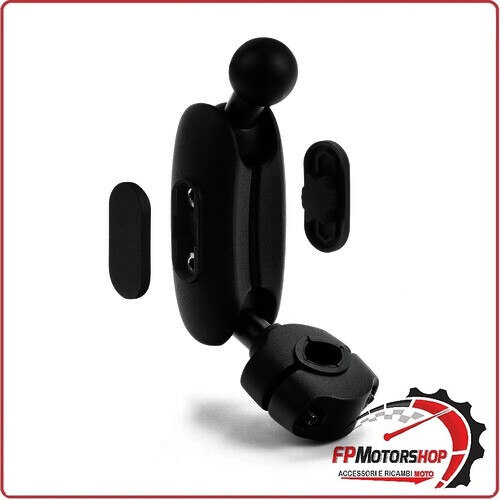 90561 TITAN BAR ORBIT SUPPORTO BRACCIO SNODATO CON ATTACCO PER SPECCHIETTI MOTO