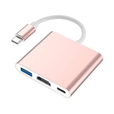 CASOLU USB C to HDMI Adapter Type C to 4K HDMI Adapter with 100W PD & USB 3.0...