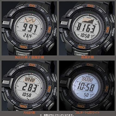 Pre-owned Casio Protrek Watch Solar Prg-270-1ajf Black In All Black
