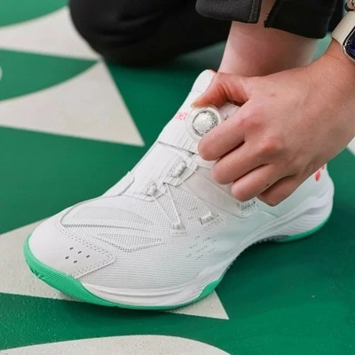 YONEX Zapatos de Bádminton POWER CUSHION 88 DIAL SHB88D3W 011 Blanco verde an...