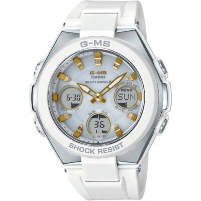 Pre-owned Casio International Warranty Msg-w100-7a2jf Baby-g Radio Solar Men's Watch