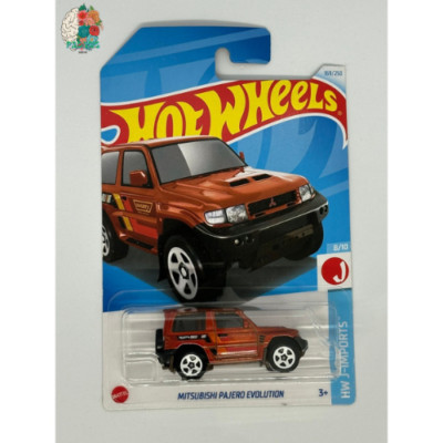 HOT WHEELS MITSUBISHI PAJERO EVOLUTION ORANGE 2024 Series HW J-IMPORTS 8/10 1/64