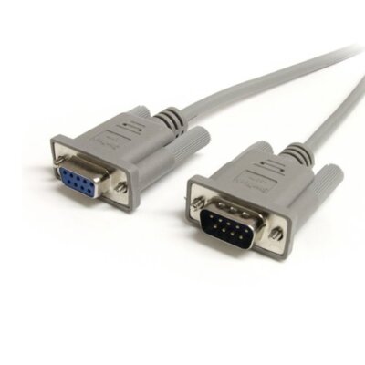 Startech.com 25ft Straight Through Serial Cable - M/f - 1 X Db-9 Male - 1 X Db-9