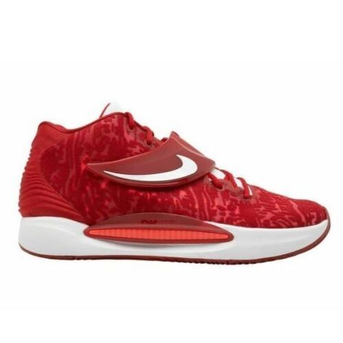 

Мужские баскетбольные кроссовки Nike KD14 TB Promo Gym красно-белые DM5040-600, размер 17, новые, Gym red-white, Nike KD14