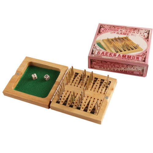 Backgammon aus Holz
