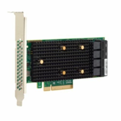 Broadcom 05-50008-00 9400-16i 12Gb/s SAS/SATA/NVMe x8 lane PCIe 3.1 Tri-Mode HBA