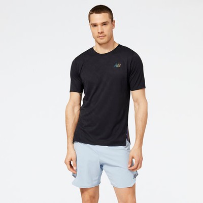 

Мужские жаккардовые шорты New Balance Q Speed с коротким рукавом