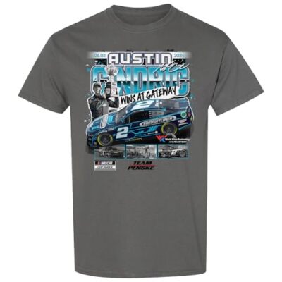 Austin Cindric #2 NASCAR 2024 Enjoy Illinois 300 WWT St. Louis 6.2.2024 T-Shirt
