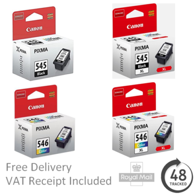 Genuine Canon PG 545 XL CL 546 XL Ink Cartridges For Canon Pixma