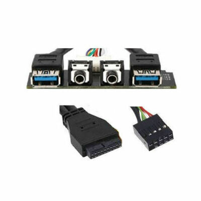 Silverstone (2 x USB3.0, 2 x Audio Port)  USB3.0 Upgrade Cable Kit (G11303260)