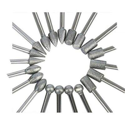 Diamond Grinding Burr Drill Bits Sets Compatible with Dremel Rotary Jewelry Maki