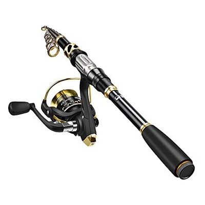 Telescopic Fishing Rod Reel Combo Set Fishing Pole Kit for Beginner Fishing Line