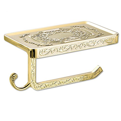 WINCASE Zinc Alloy Multifunctional Toilet Paper Holder with Mobile Phone Storage