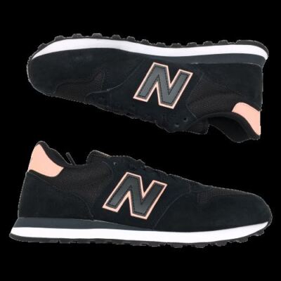 New Balance Womens 7.5 GW500 Classic Athletic Shoe Rose Pink Black Sneakers NEW