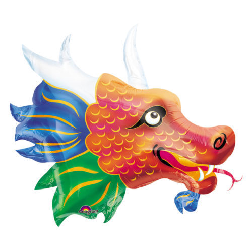 Globos de papel aluminio fiesta de Año Nuevo Chino