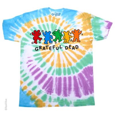 GRATEFUL DEAD-METRO BEARS-TIE DYE T-SHIRT S-M-L-XL-2X