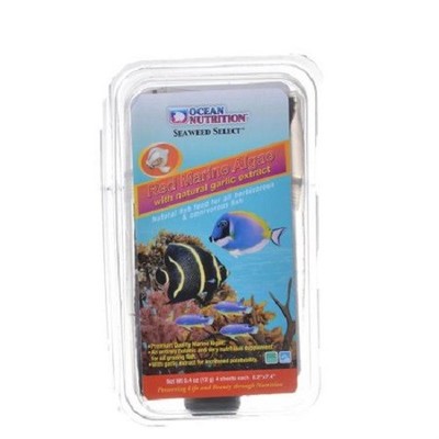 Ocean Nutrition Seaweed Select Red Marine Algae Natural Fish Food w/Garlic .4oz