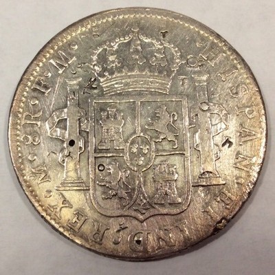 1797 (FM) Mexico 8 Reales in XF Condition w/Chopmarks