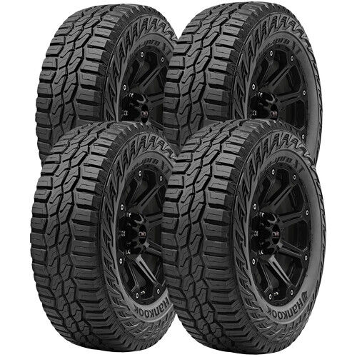 (qty 4) 35x12.50r18lt Hankook Dynapro Xt Rc10 128r Load Range F Black Wall Tires